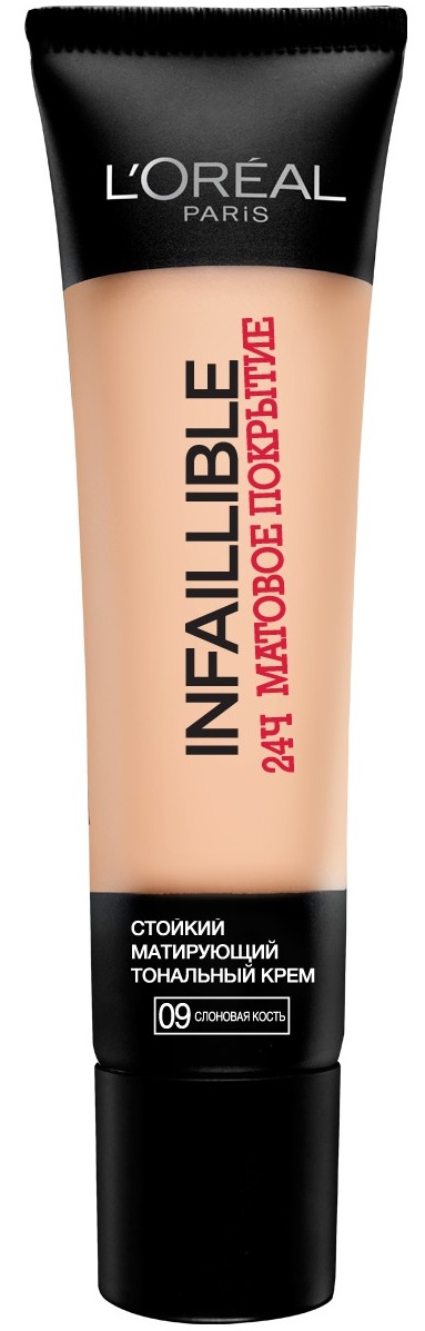

Тональный крем L'Oreal Infaillible тон 09 слоновая кость, infaillible 09 слоновая кость