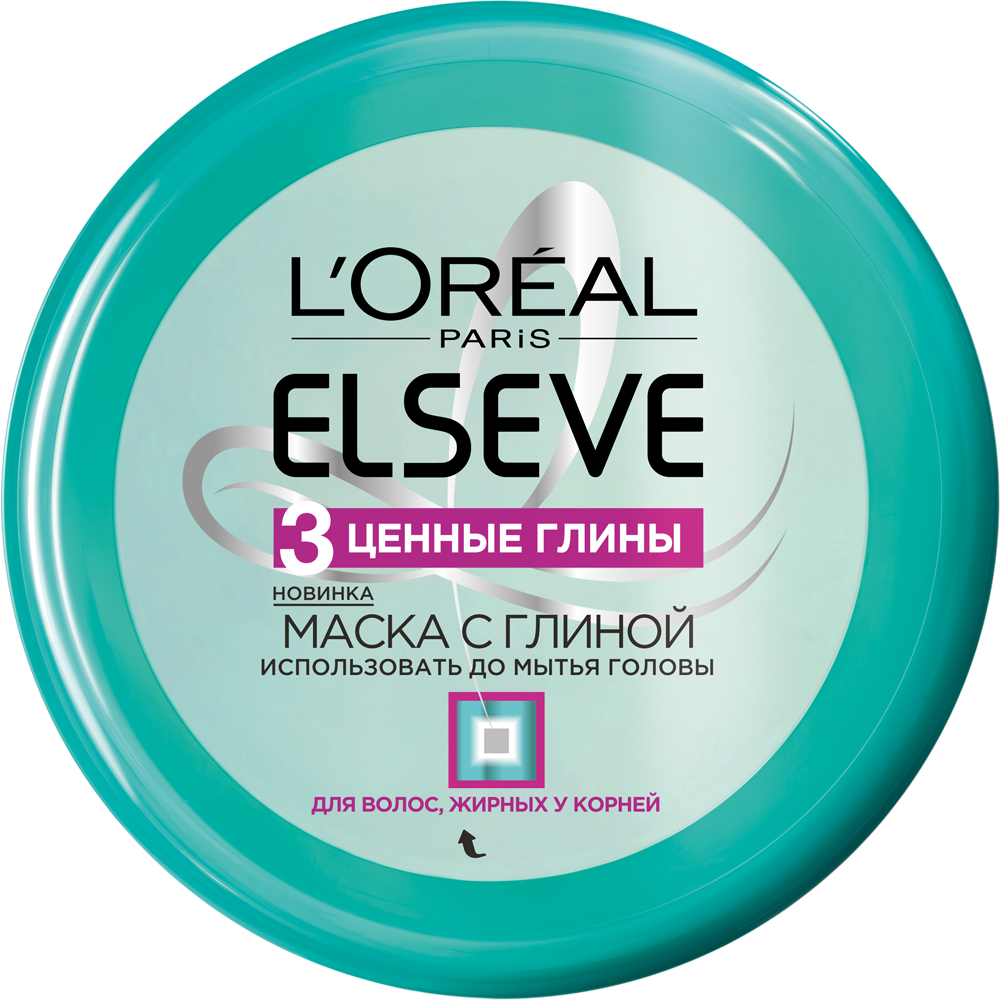 

Маска для волос L'Oreal Paris Elseve 3 Ценные глины 150 мл, elseve 3 Ценные г.лины 150 мл