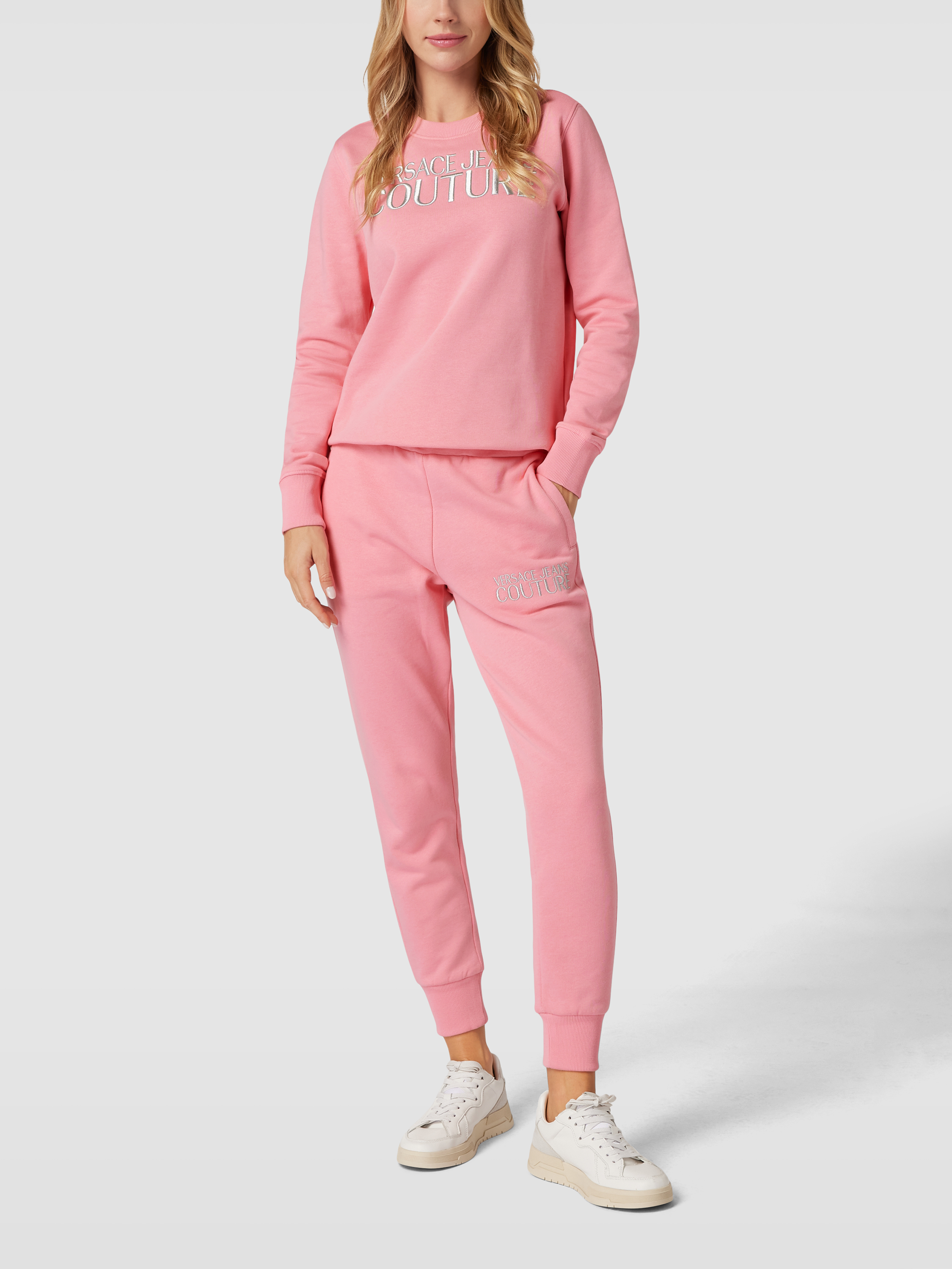 Спортивные брюки женские Versace Jeans Couture 1643242 розовые XL доставка из-за рубежа