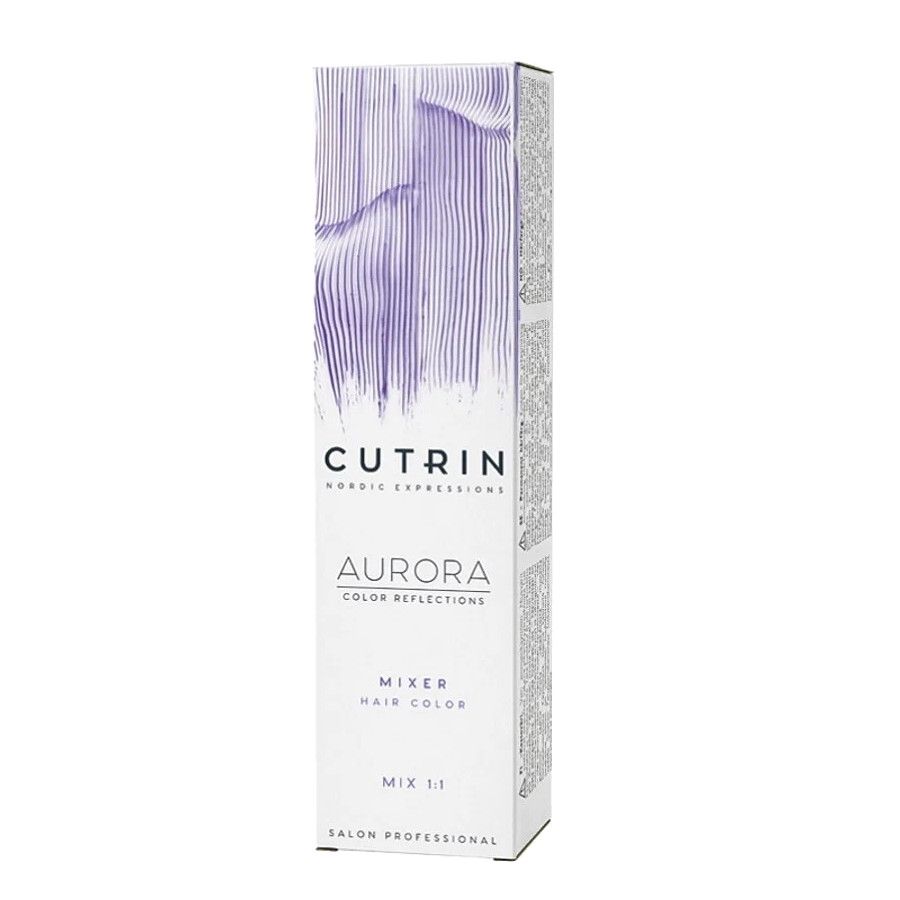 Крем-краситель AURORA MIXER для окрашивания волос CUTRIN 0.56 фиолетовый микс-тон 60 мл beauty mixer крем баттер с шиммером увлажняющий крем для тела с блестками 150
