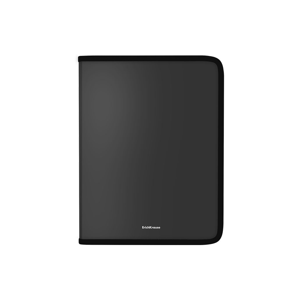 

Папка для тетрадей ErichKrause Matt Black Line A4 черный