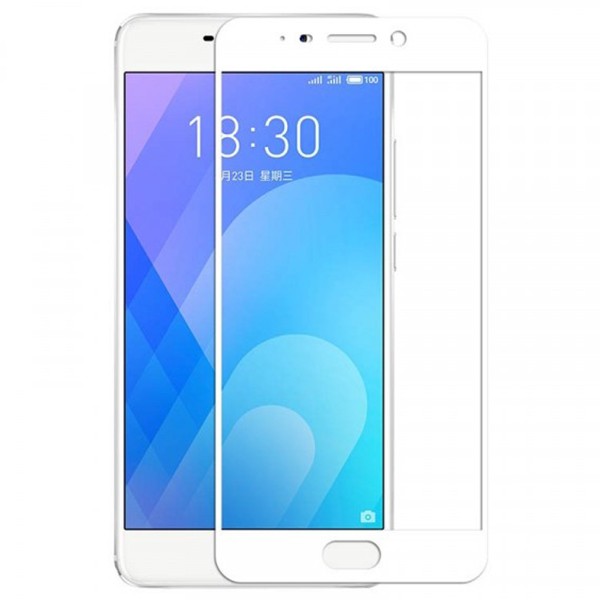 

Защитное стекло Artis 2.5D CP+ на весь экран (цветное) для Meizu M6 Note (Белый)