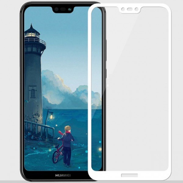 

Защитное стекло Artis 2.5D CP+ на весь экран (цветное) для Huawei P20 Lite (Белое)