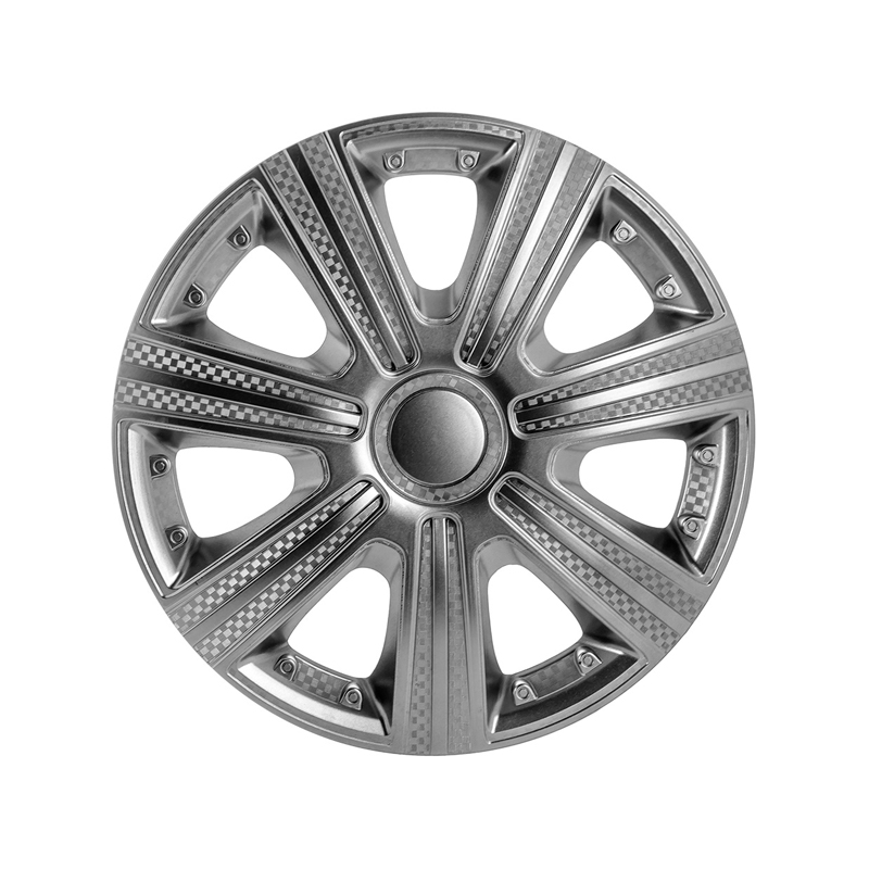 фото Колпак колеса r-15 серый карбон дтм комплект 4шт. дтм r-15 nobrand