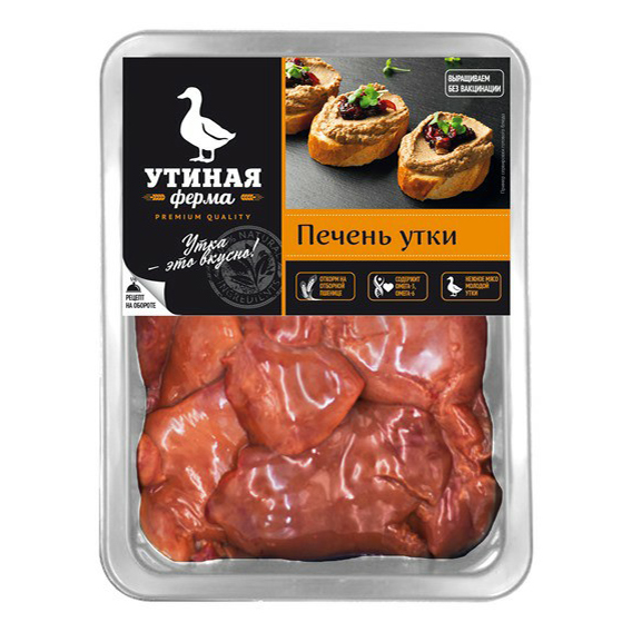 

Печень утиная Утиная ферма охлажденная 550 г