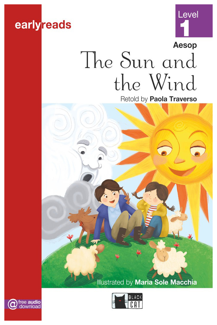 

Black Cat Earlyreads Level 1: The Sun and the Wind + audio + App