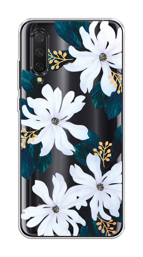 

Чехол на Xiaomi Mi CC9/Mi A3 Lite/Mi 9 Lite "Delilah Flower", Зеленый;белый, 36150-1