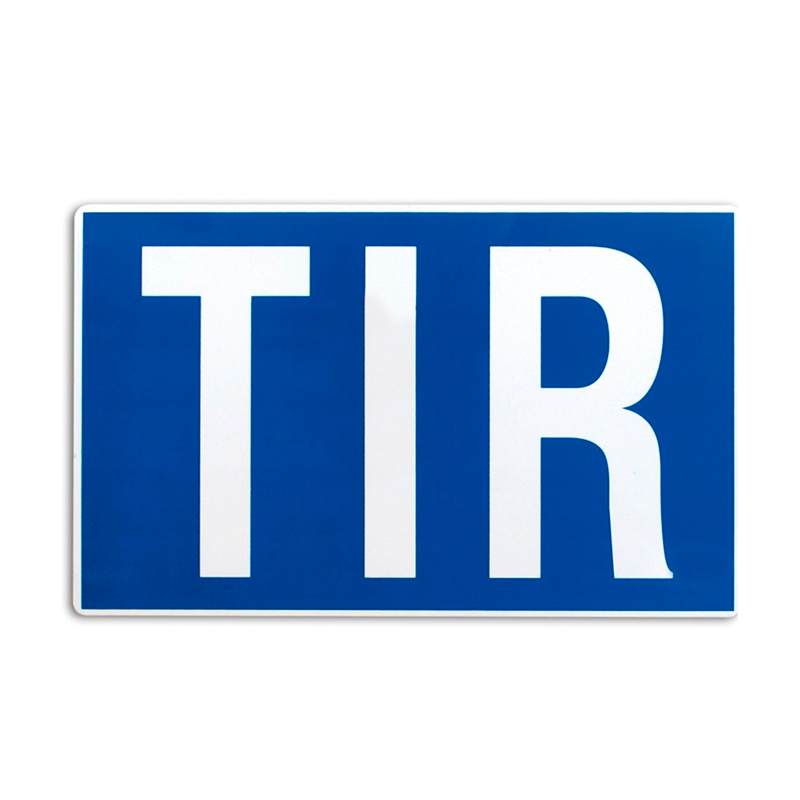 

Наклейка-знак виниловая "TIR" малая К15003