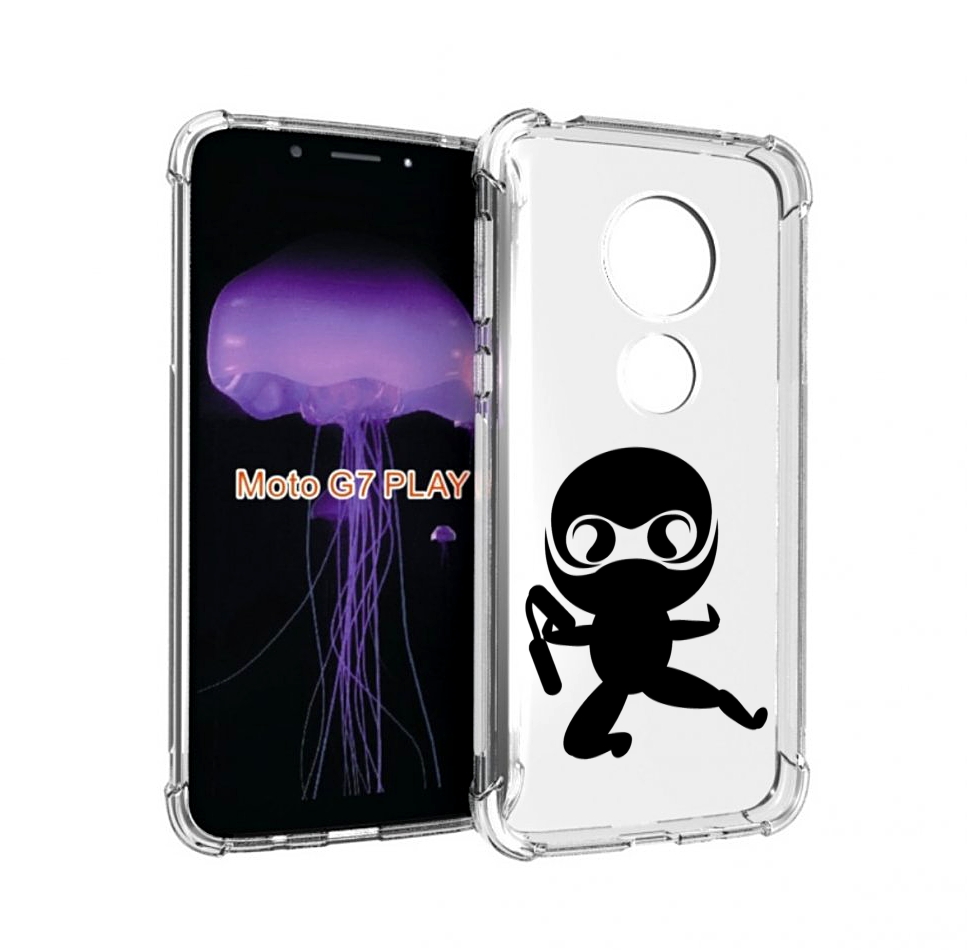 

Чехол MyPads Ниндзя для Motorola Moto G7 Play, Прозрачный, Tocco