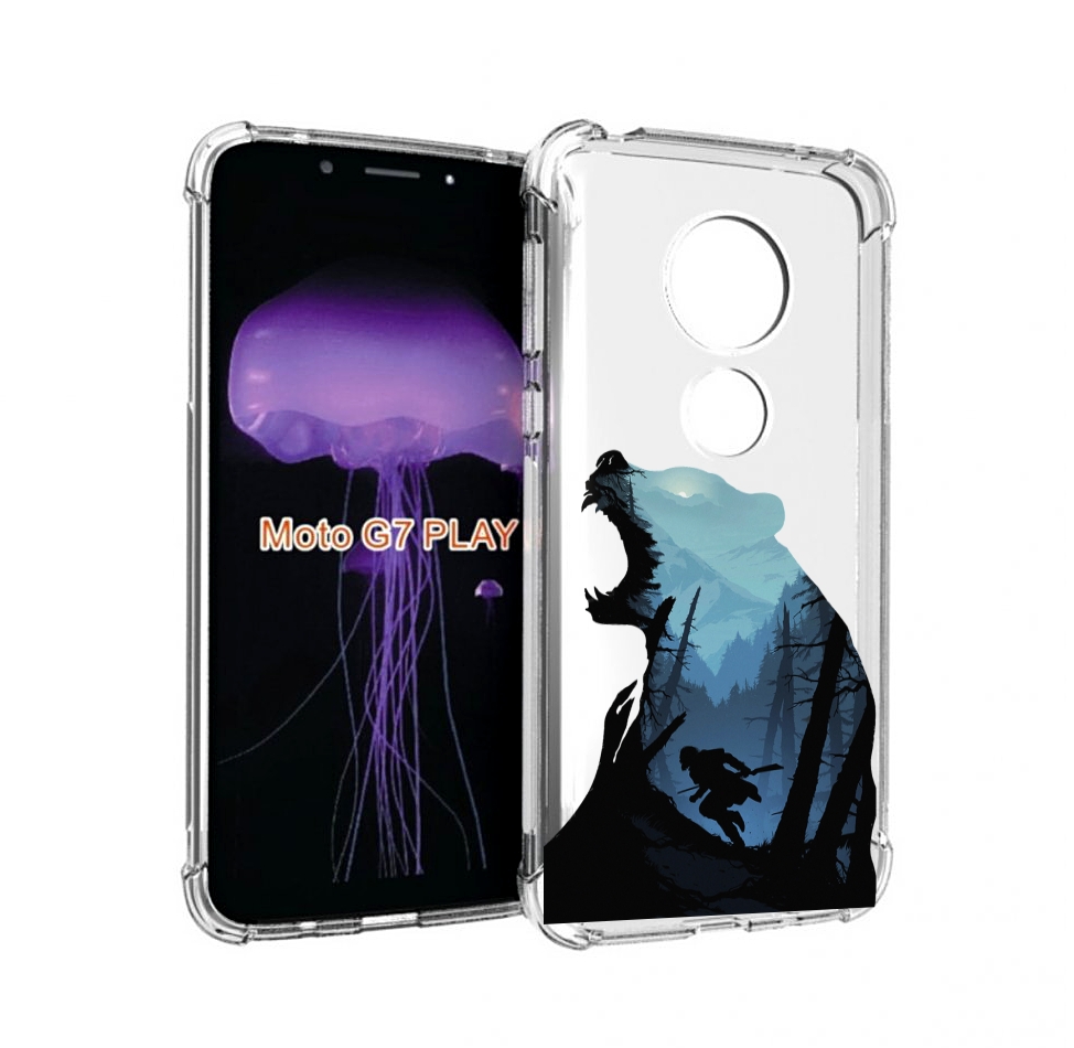 

Чехол MyPads Ночной-медведь для Motorola Moto G7 Play, Прозрачный, Tocco