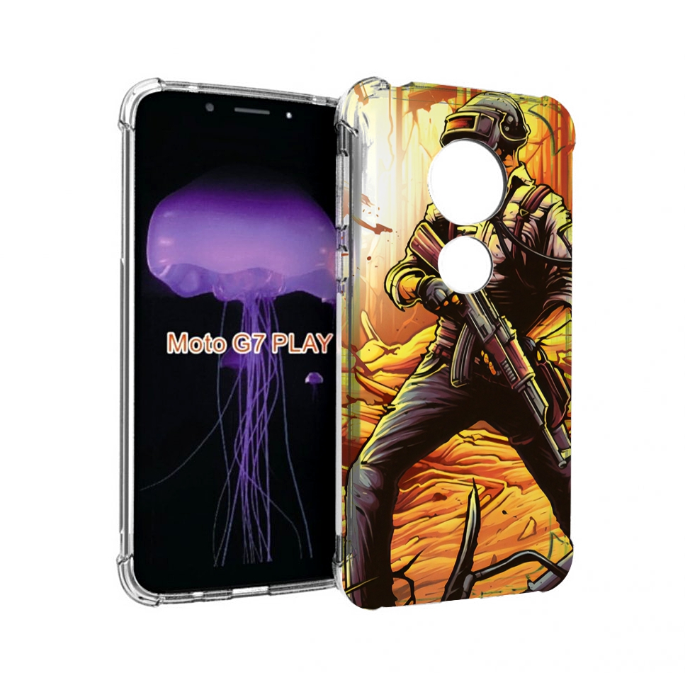 

Чехол MyPads Пабг для Motorola Moto G7 Play, Прозрачный, Tocco