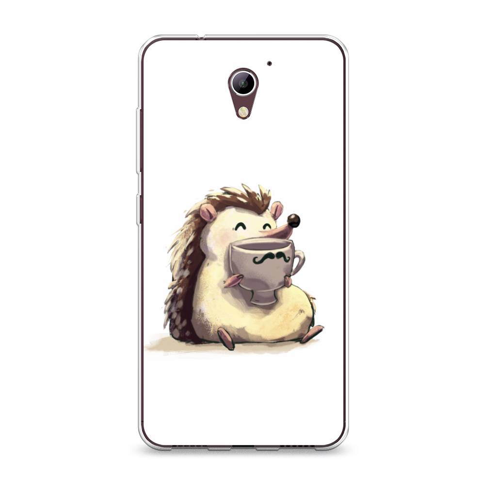 

Чехол Awog на ZTE Blade A510 / ЗТЕ Блэйд A510 "Еж кофеман", Разноцветный, 130150-10