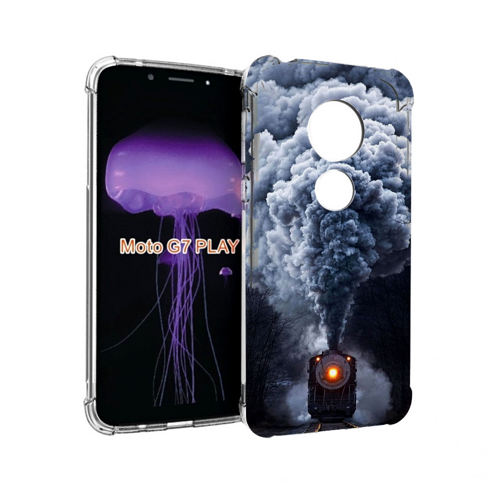 

Чехол MyPads Паровоз для Motorola Moto G7 Play, Прозрачный, Tocco