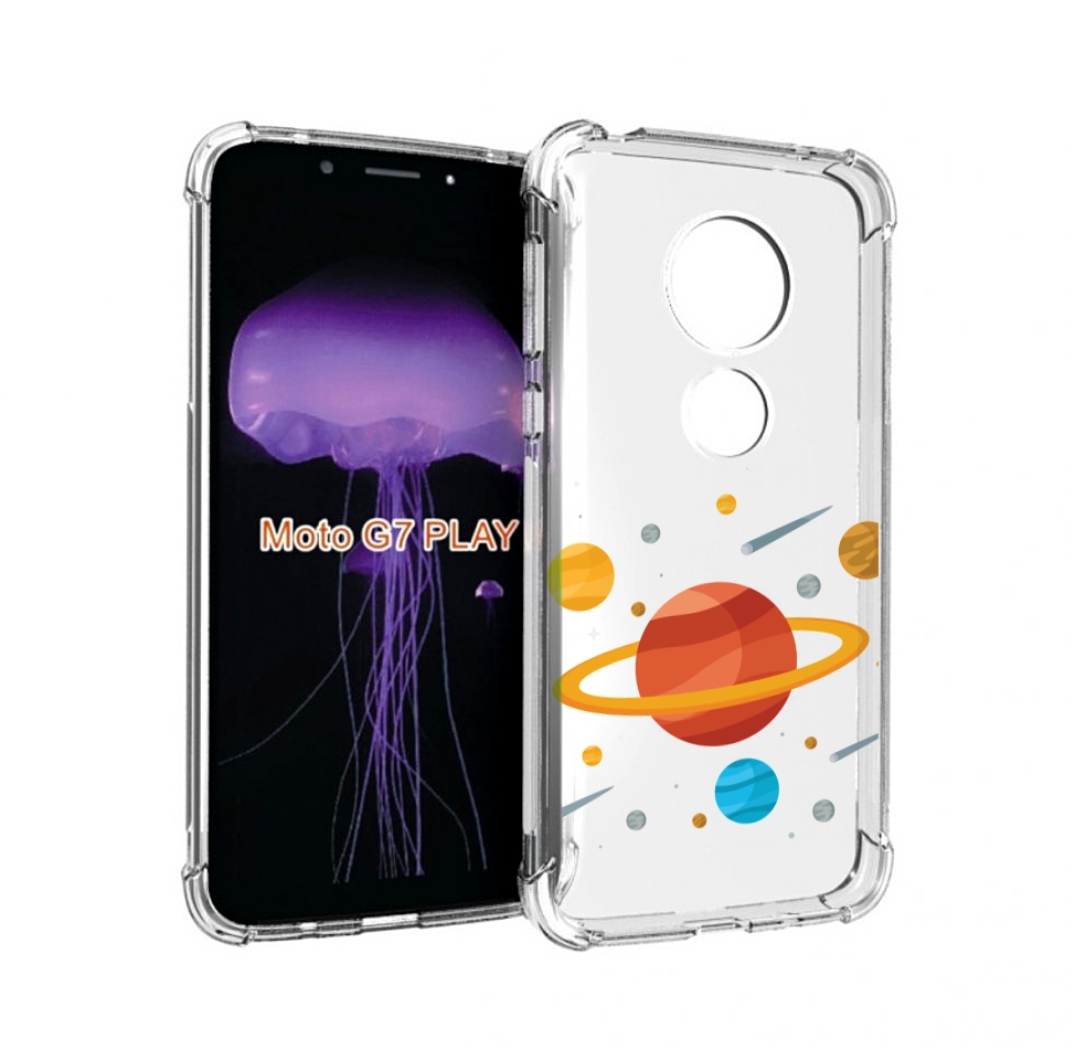 

Чехол MyPads Планета-Сатурн для Motorola Moto G7 Play, Прозрачный, Tocco