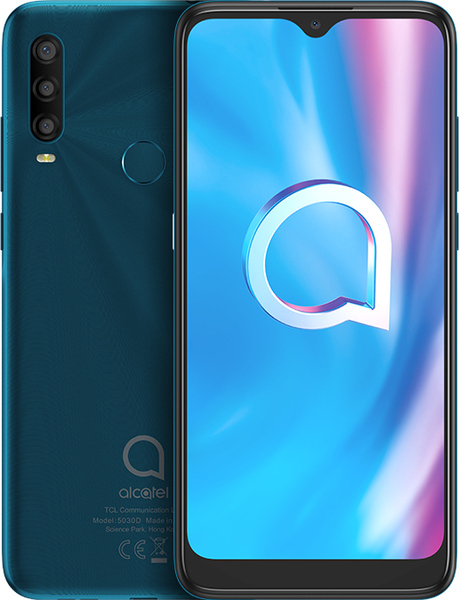 

Смартфон Alcatel 5030D 1SE 32Gb 3Gb зеленый моноблок 3G 4G 2Sim 6.22 720x1520 Andro 10 13M
