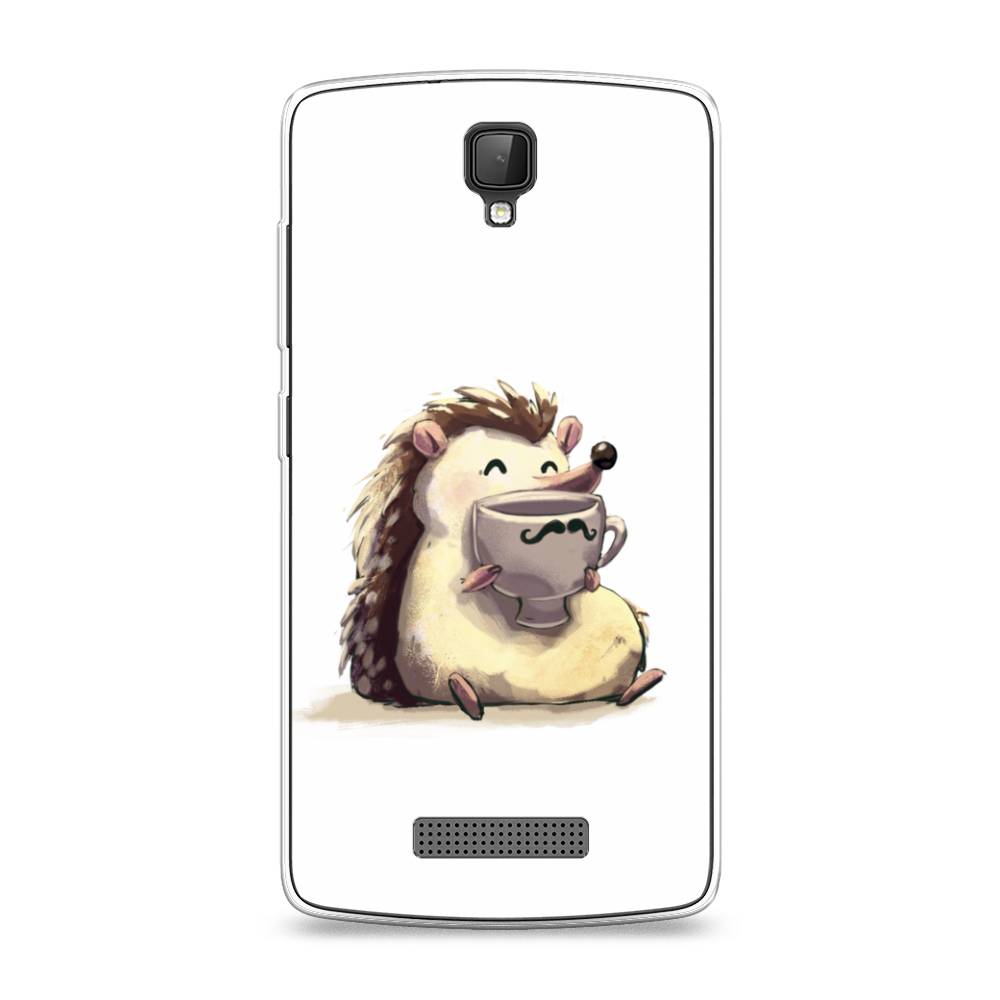 

Чехол Awog на ZTE Blade L5 (L5 Plus) / ЗТЕ Блэйд L5 (L5 Plus) "Еж кофеман", 130350-10