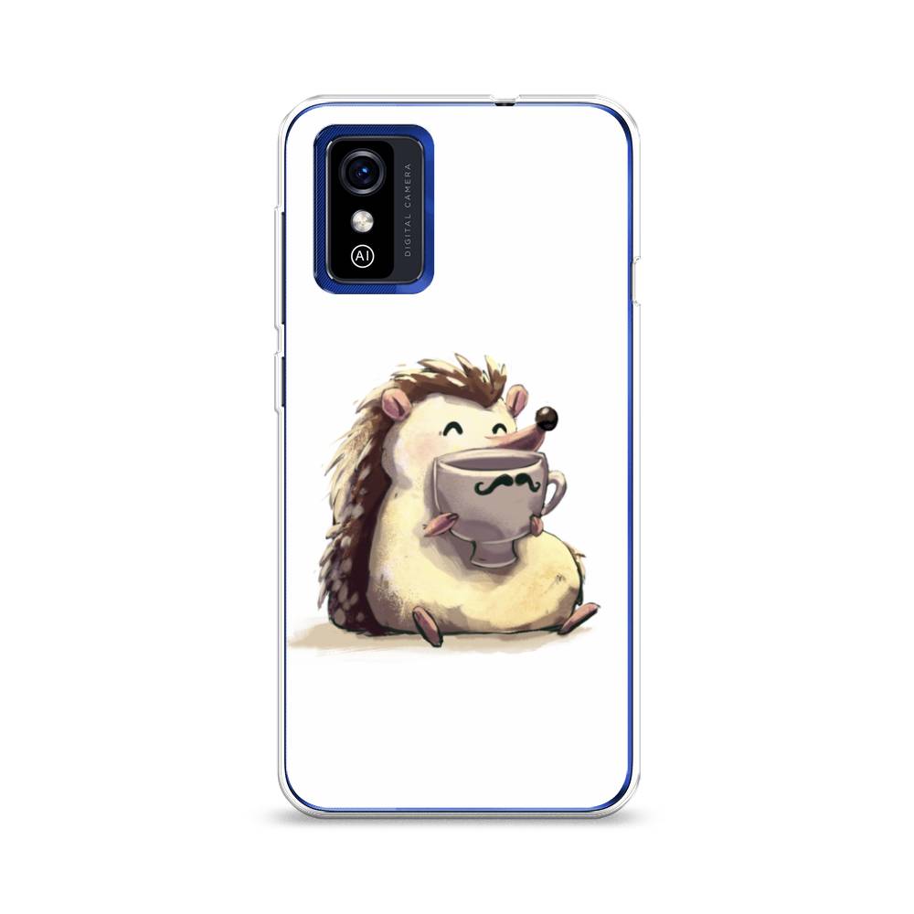 

Чехол Awog на ZTE Blade L9 / ЗТЕ Блэйд L9 "Еж кофеман", Разноцветный, 135250-10