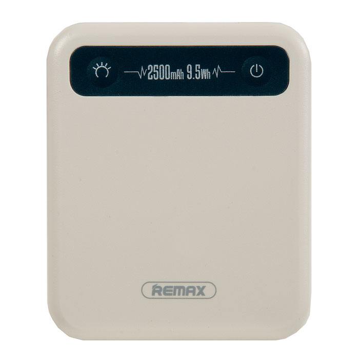 

Внешний аккумулятор Remax Pino Series 2500mAh RPP-51, белый