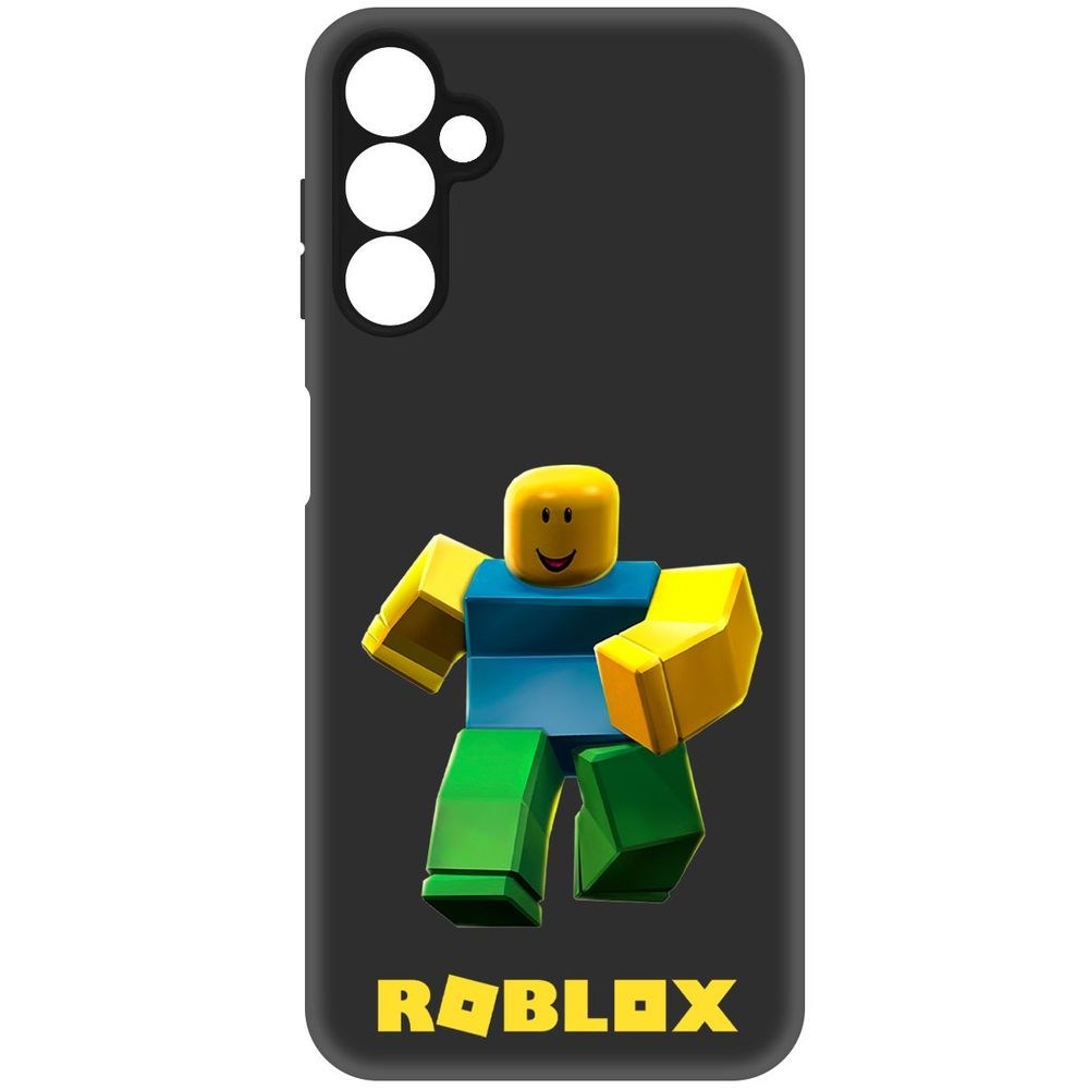 

Чехол-накладка Софт Roblox-Классический Нуб для Samsung Galaxy A14 4G (A145), Черный