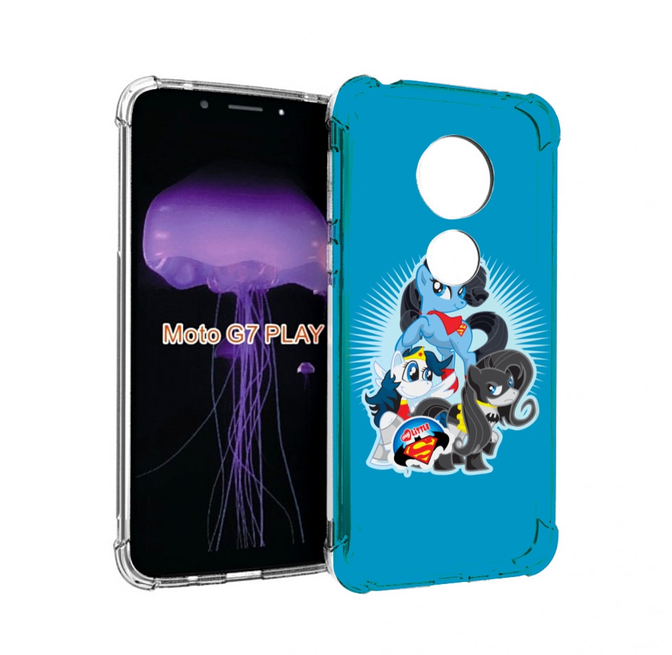 

Чехол MyPads Пони-литл для Motorola Moto G7 Play, Прозрачный, Tocco