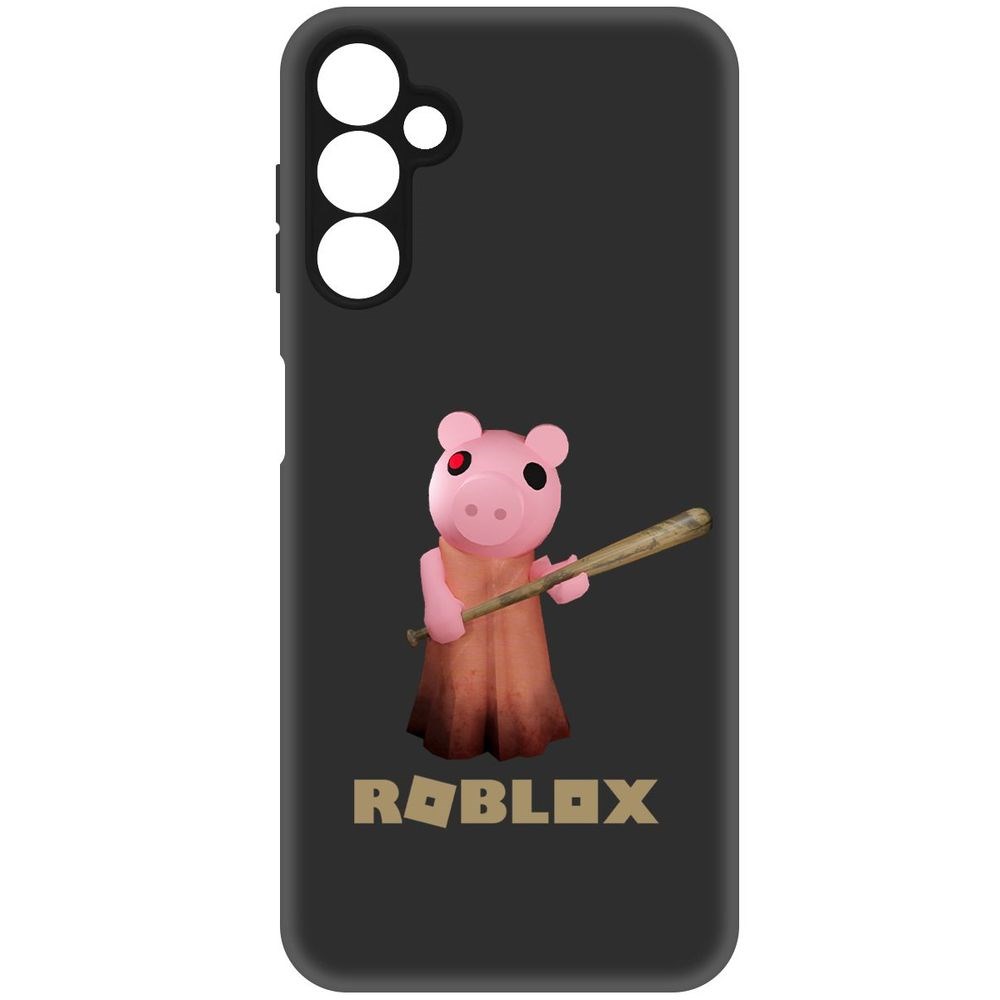 

Чехол-накладка Софт Roblox-Пигги для Samsung Galaxy A14 4G (A145), Черный