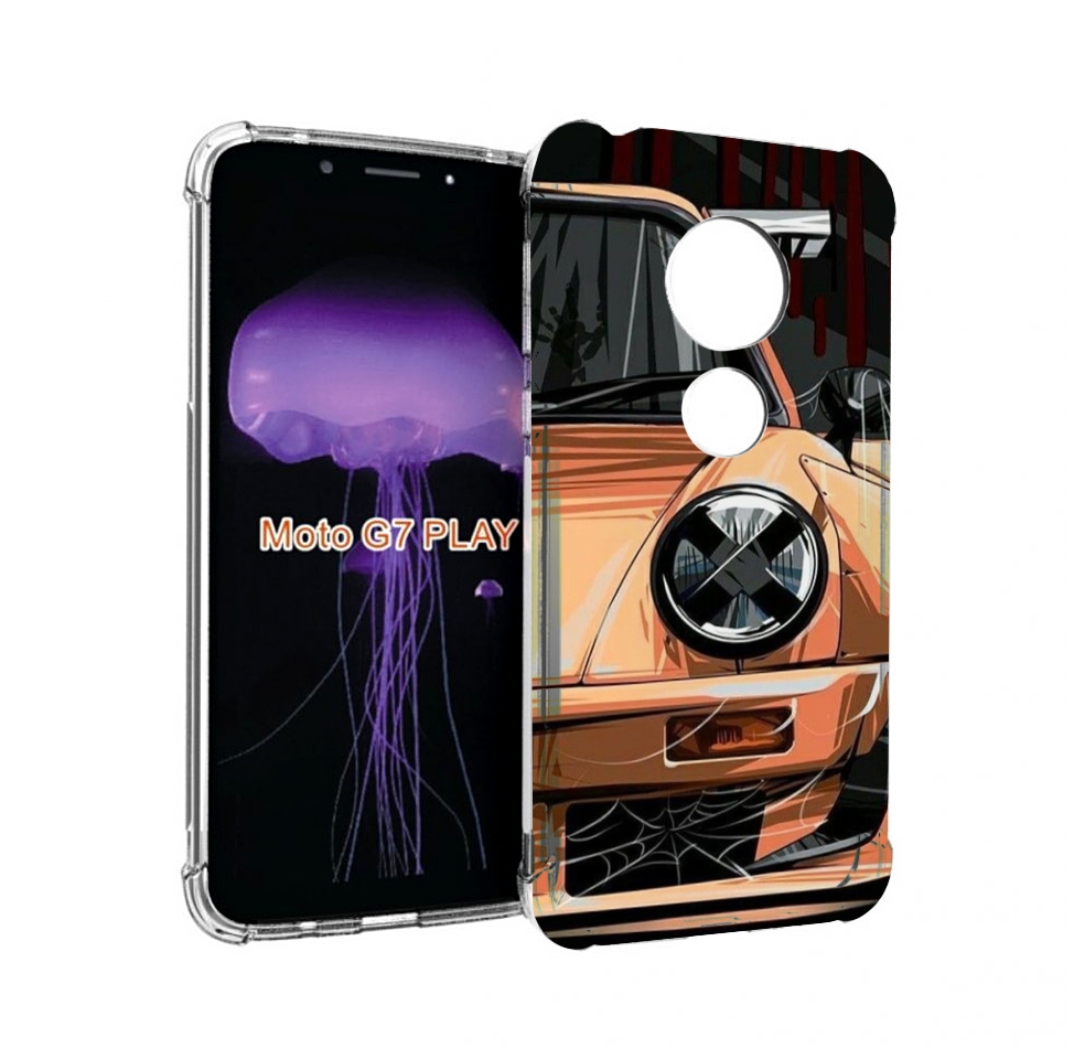 

Чехол MyPads Порш мужской для Motorola Moto G7 Play, Прозрачный, Tocco