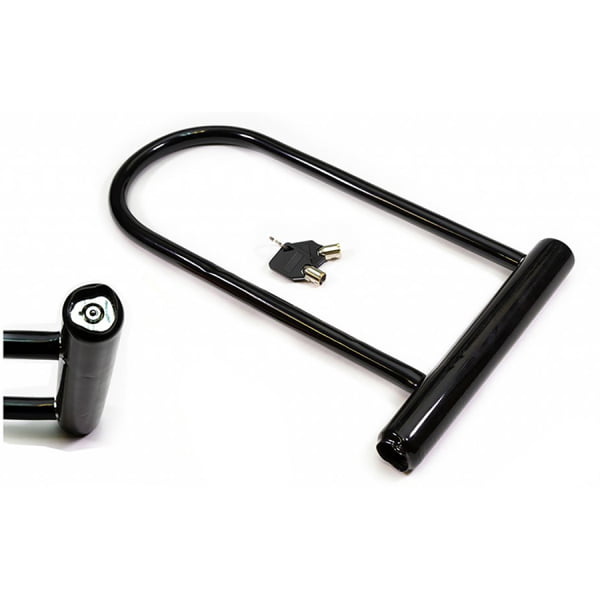 Замок велосипедный Joykie противоугонный GК104,407 18х32 мм, U-Lock, 2 ключа, черный