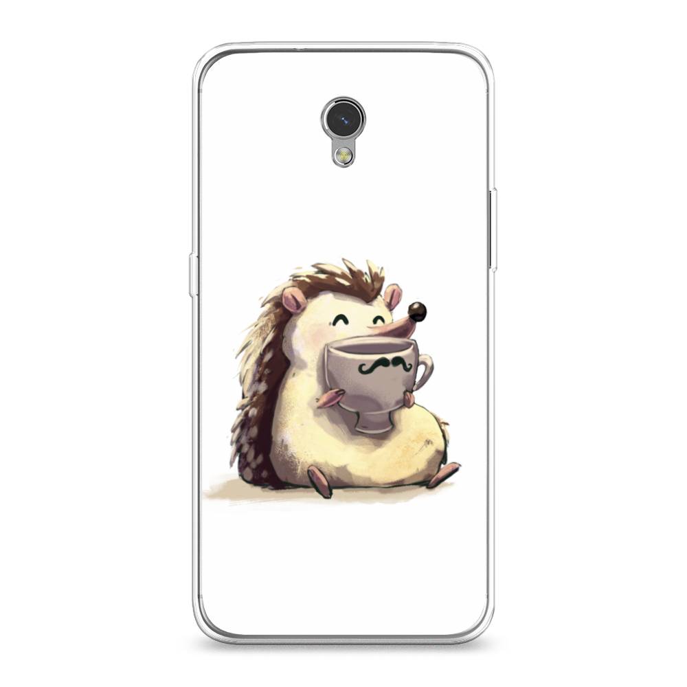 

Чехол Awog на ZTE Blade V7 / ЗТЕ Блэйд V7 "Еж кофеман", Разноцветный, 131150-10