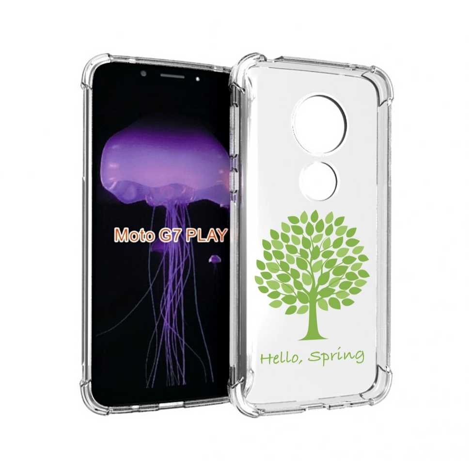 

Чехол MyPads Привет-весна для Motorola Moto G7 Play, Прозрачный, Tocco