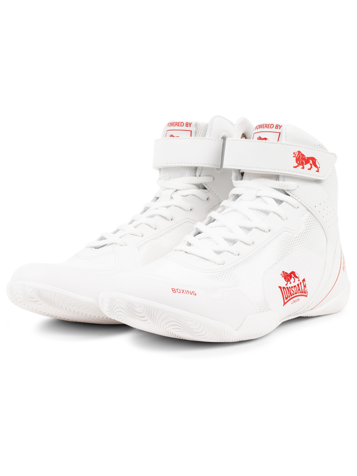 

Боксерки Lonsdale Rufford белый/красный 46, Rufford
