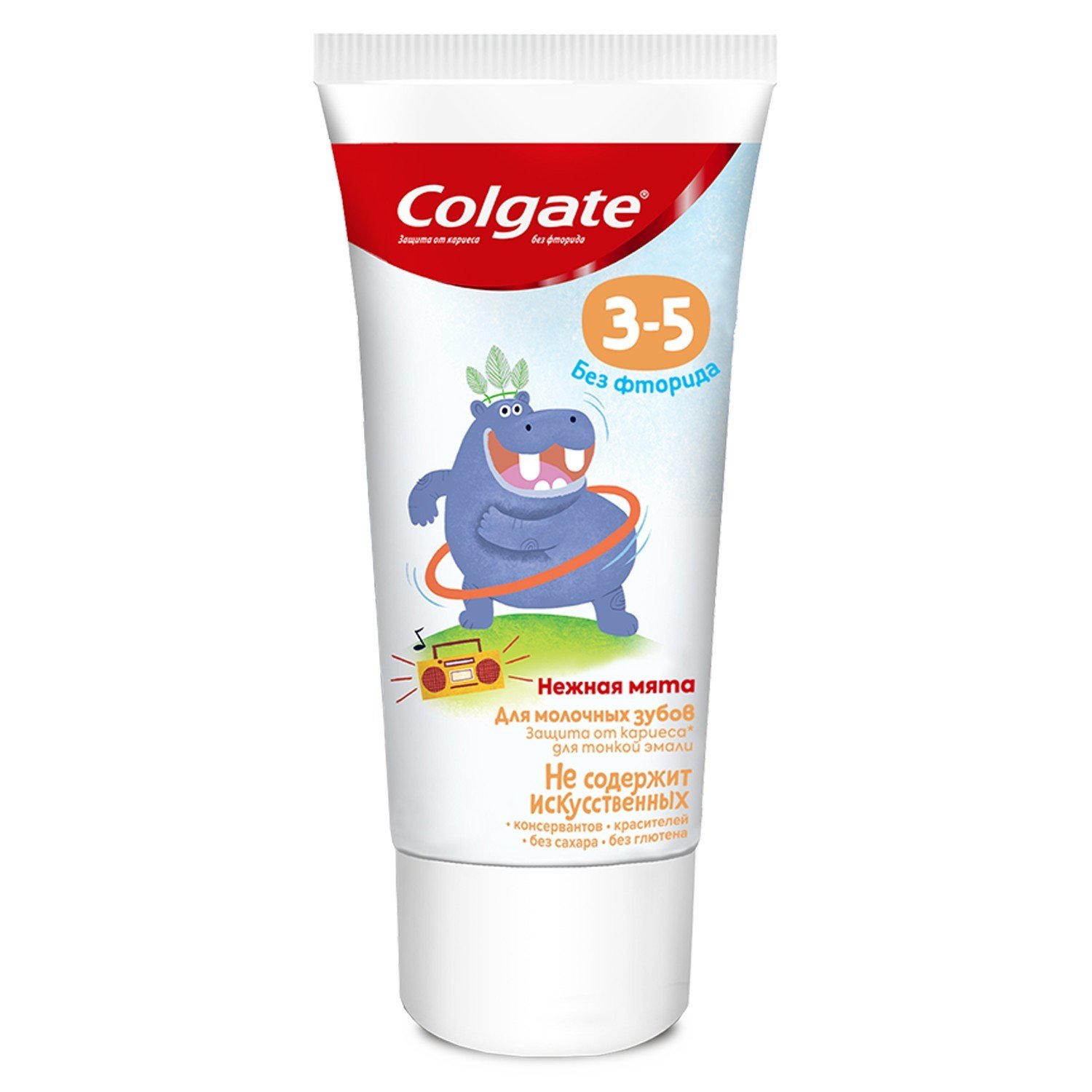 Детская зубная паста Colgate Нежная мята с фтором, 60 мл