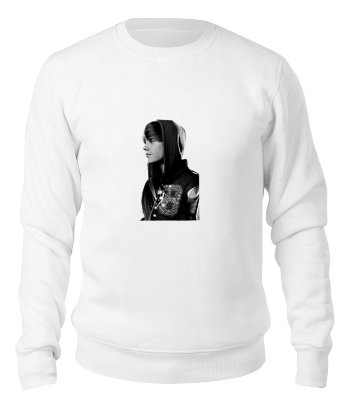 

Свитшот Printio Justin bieber белый 2XL, Justin bieber