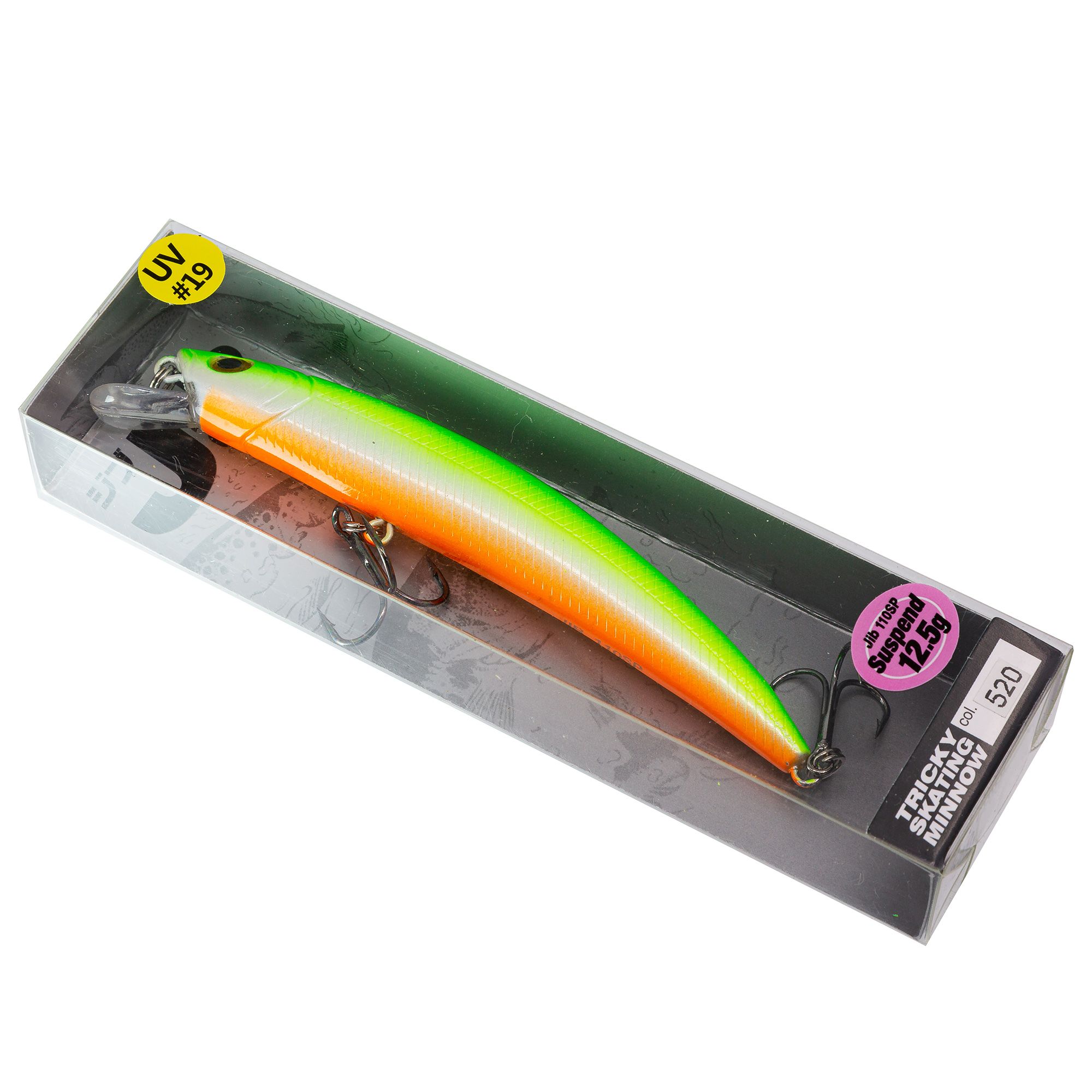 

Воблер Grows Culture Jib 110sp цвет uv19 110 мм 12.5 гр суспендер, Разноцветный, Jib 90sp