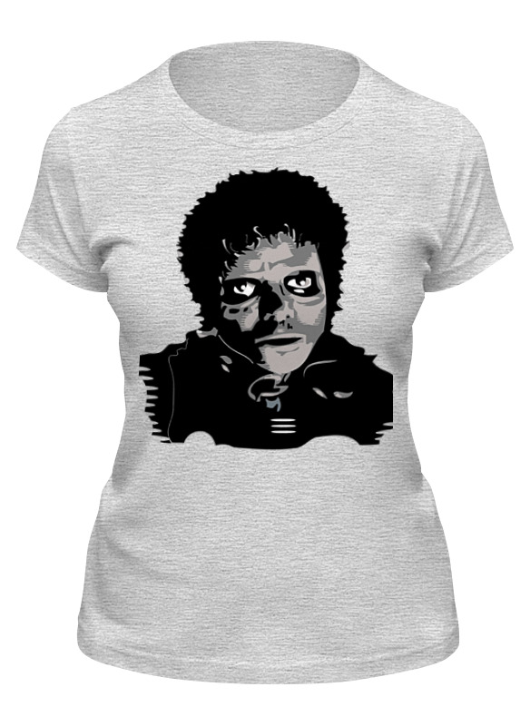 

Футболка женская Printio Michael jackson серая 2XL, Серый, Michael jackson