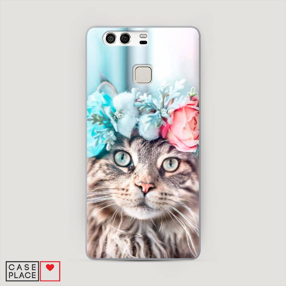 

Чехол Awog "Кот в венке" для Huawei P9 (Dual)