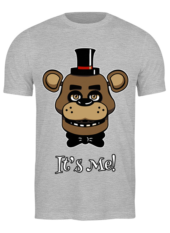 

Футболка мужская Printio Fazbear (пять ночей у фредди) серая 2XL, Серый, Fazbear (пять ночей у фредди)