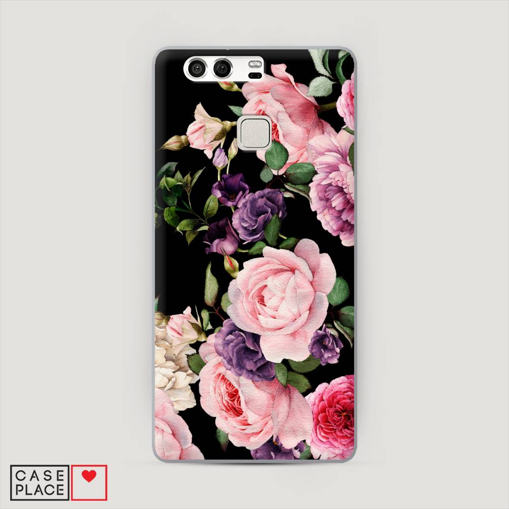 

Чехол Awog "Пионы на черном" для Huawei P9 (Dual)