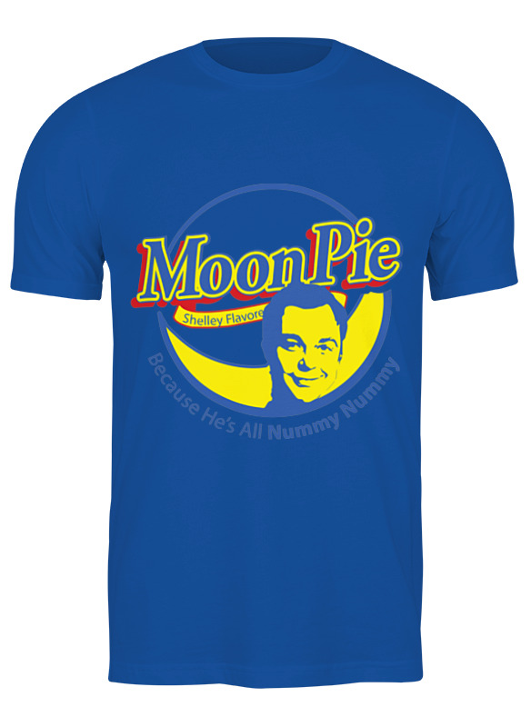 

Футболка мужская Printio Шелдон купер (moon pie) синяя 2XL, Синий, Шелдон купер (moon pie)