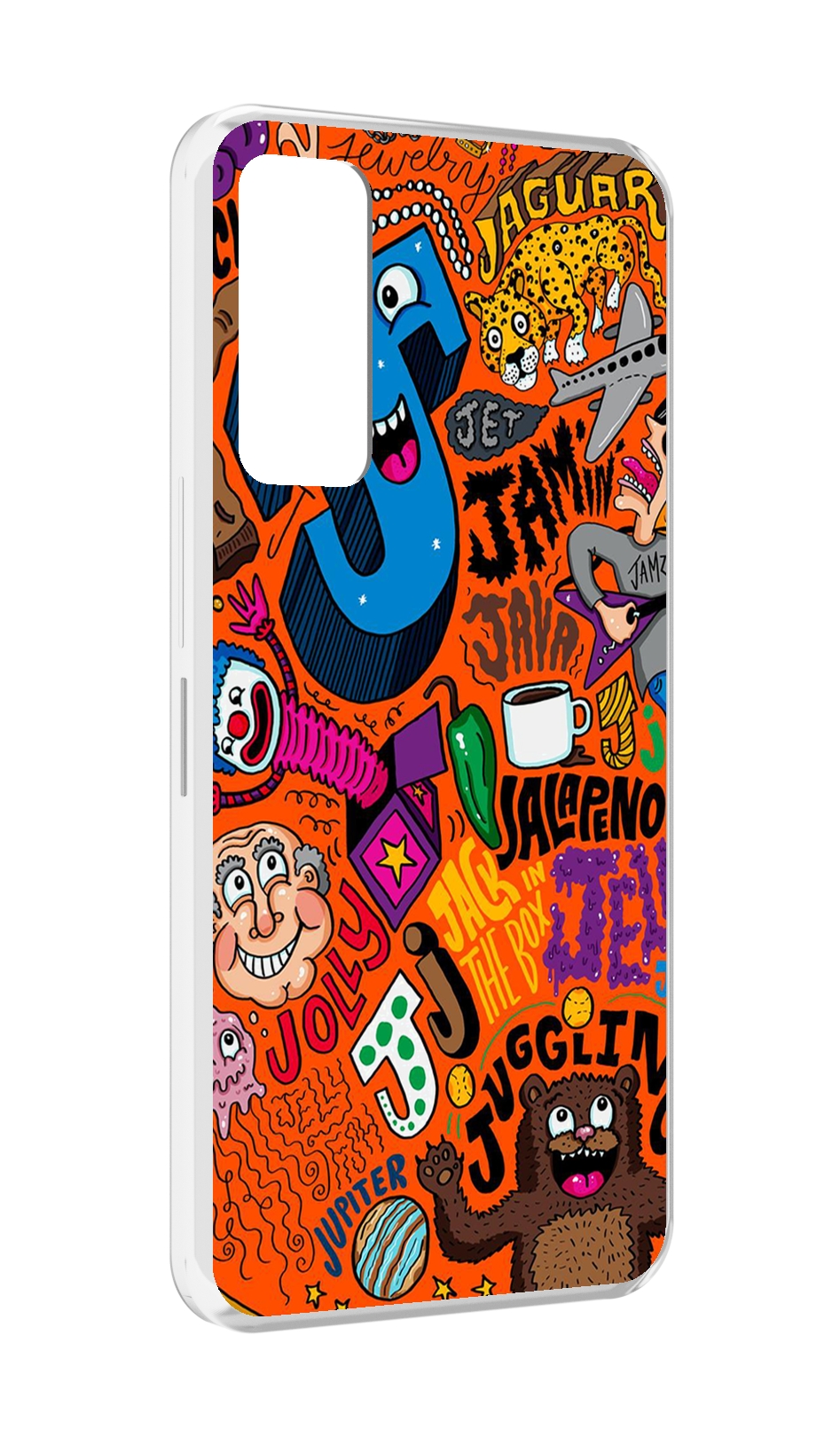 

Чехол MyPads funky-decor для TCL 30 / TCL 30 5G / TCL 30+ plus, Прозрачный, Tocco
