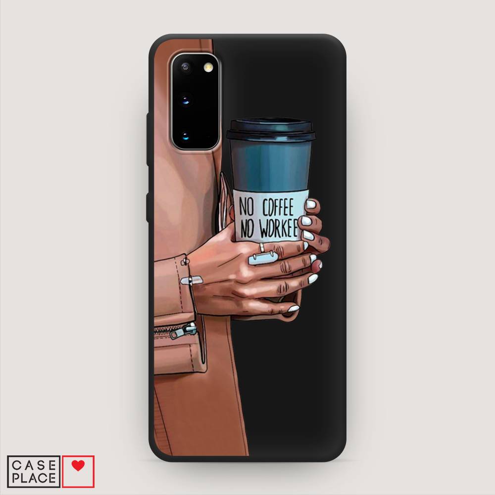 

Чехол Awog на Samsung Galaxy S20 "No coffee", Разноцветный, 29252-1