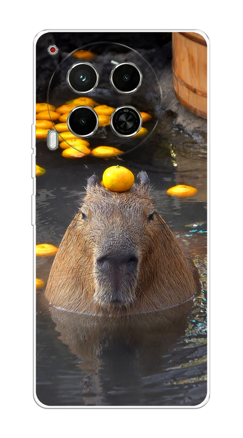 

Чехол на Tecno Camon 30 5G "Капибара отдыхает", Коричневый;оранжевый;серый, 305550-1