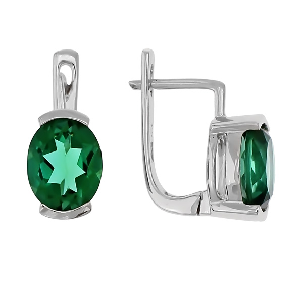 

Серьги женские из серебра Balex Jewellery 2405936635, шпинель, 2405936635