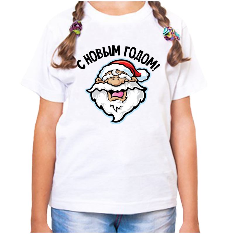 

Футболка девочке белая 22 р-р с новым годом, Белый, fdd_s_novym_godom_20_