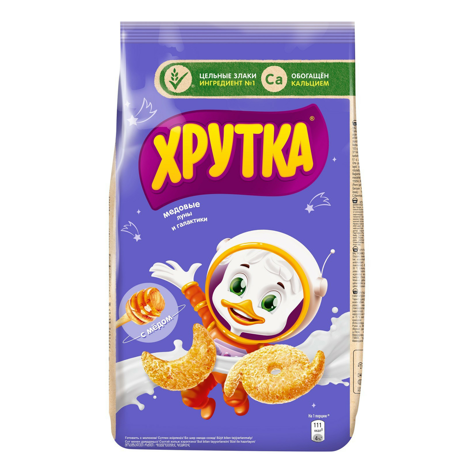 

Сухой завтрак фигурный Хрутка кукурузный с медом быстрого приготовления 425 г