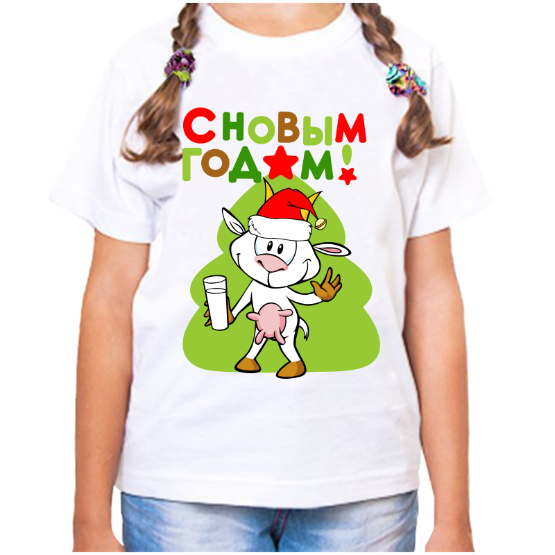 

Футболка девочке белая 38 р-р с новым годом, Белый, fdd_s_novym_godom_21_