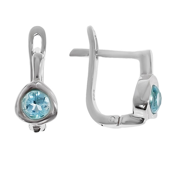 

Серьги женские из серебра Balex Jewellery 2405936819, топаз, 2405936819