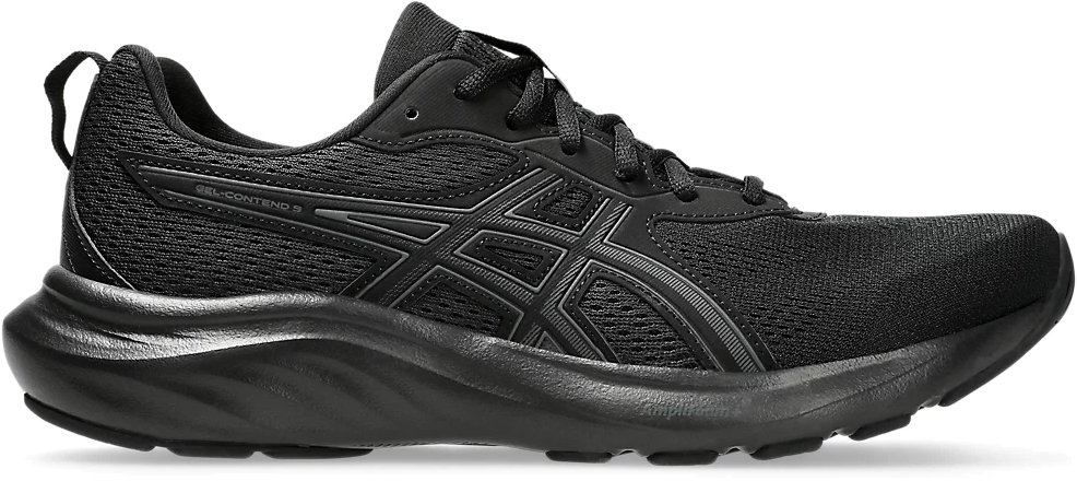 

Кроссовки мужские Asics GEL-CONTEND 9 черные 8.5 US, Черный, GEL-CONTEND 9