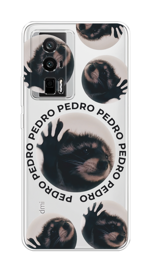 

Чехол на Xiaomi Redmi K60/Poco F5 Pro "Pedro енот", Черный;бежевый;прозрачный, 317450-1