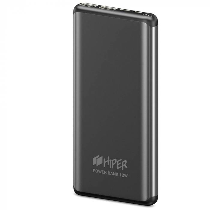 

Внешний аккумулятор Hiper MS10000 Li-Pol 10000 mAh 2xUSB 1xType-C серый