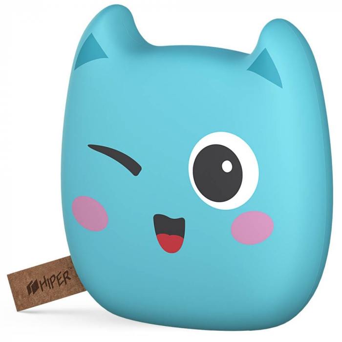 

Внешний аккумулятор Hiper ZOO MINT PIE Li-Pol 8000mAh 2.4A+1.5A 2xUSB, зеленый
